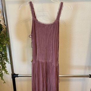 Mauve pink plum dress